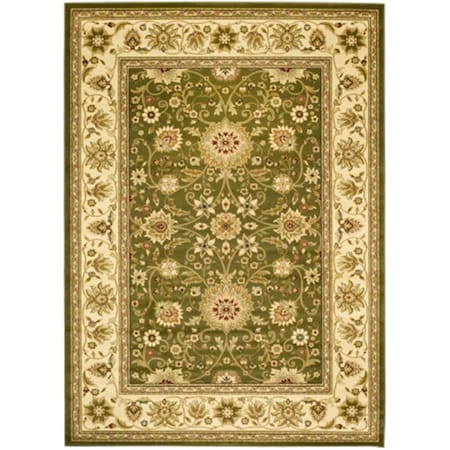 Safavieh Lyndhurst 7.75 ft. x 10.75 ft. Machine Made Large Rectangle Rug - Sage-Ivory LNH212C-8